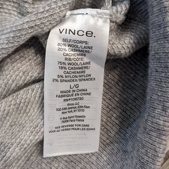 Vince Cashmere/Wool Crewneck Sweater NWT - Picture 4 of 5